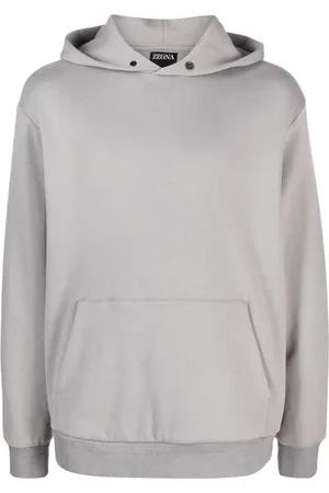 Ermenegildo Zegna Slouchy-hood cotton blend hoodie