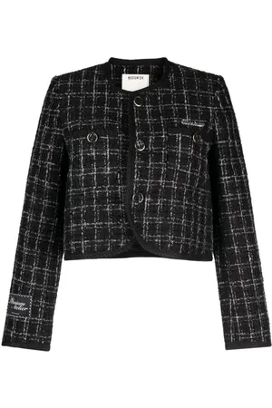 Musium Div. Button-down tweed jacket