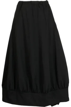 YOHJI YAMAMOTO Asymmetric high-waist midi skirt