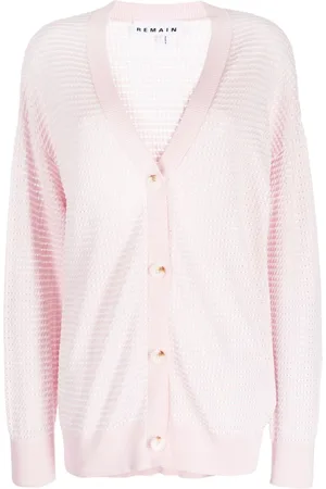 REMAIN Open-knit V-neck cardigan
