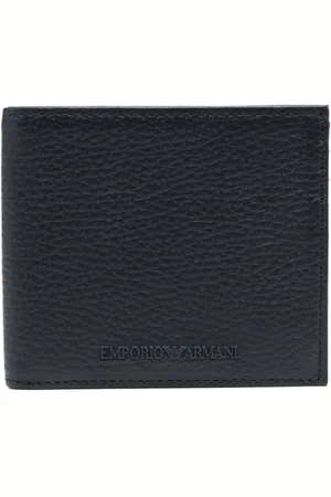 Armani Exchange logo-patch Moneyclip Bifold Wallet - Farfetch