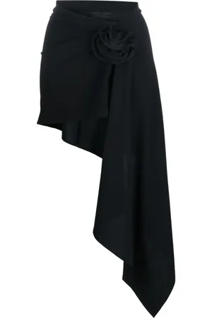MAGDA BUTRYM Rose-sash miniskirt