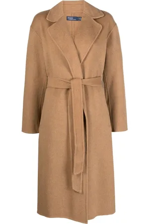 Ralph Lauren Belted-waist wrap coat
