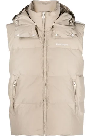 Palm Angels Logo-print padded gilet
