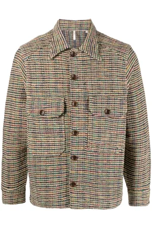 Sunflower Button-up bouclé shirt jacket