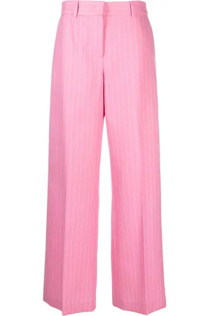 Msgm Pinstripe-pattern wide-leg trousers