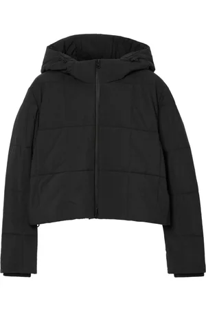 Burberry Hooded cropped quilted jacket