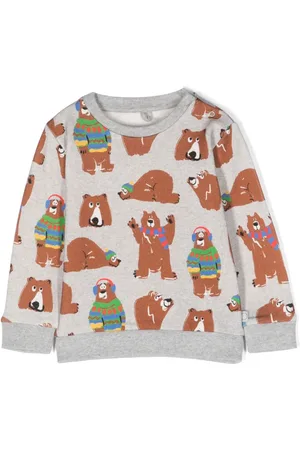 Stella McCartney Bear-print organic cotton sweatshirt