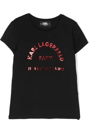 Karl Lagerfeld Rue St. Guillaume stretch-cotton T-shirt