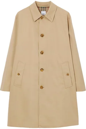 Burberry Single-breasted gabardine coat