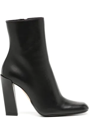Victoria Beckham 100mm square-toe leather ankle boots