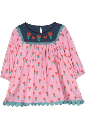 Stella McCartney Tulip-print jersey flared dress