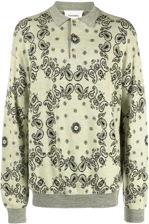 Nanushka Ziast bandana-print polo shirt