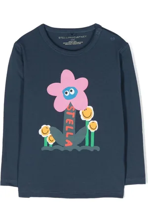 Stella McCartney Flower-print long-sleeve T-shirt