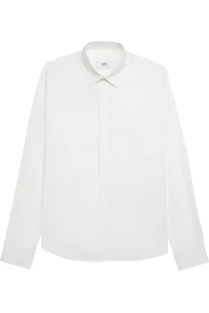 Ami Long-sleeve cotton shirt
