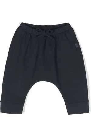 TEDDY & MINOU Logo-tag drawstring track pants
