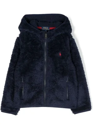 Ralph Lauren Polo Pony fleece-texture jacket