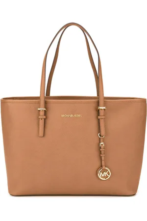 michael kors kempner canvas beige green shopping bag