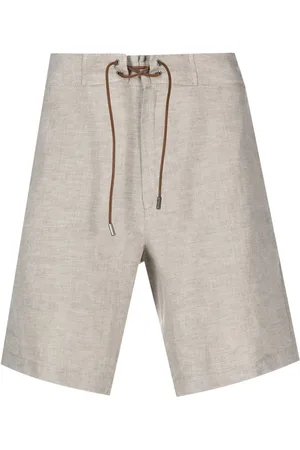 Sease Sunset linen bermuda shorts