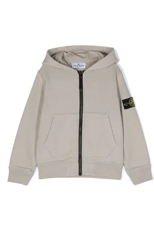 Stone Island Compass-badge cotton hoodie