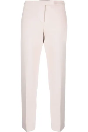 PESERICO SIGN Pressed-crease cropped trousers