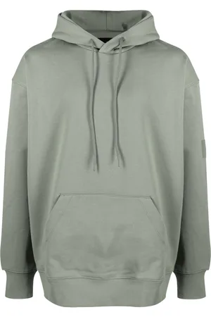 Y-3 Drawstring cotton-blend hoodie