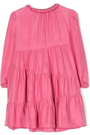 Il gufo Tiered-skirt ruffled dress