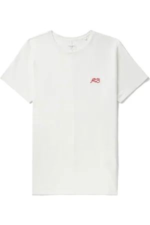 RAG&BONE Logo-embroidered cotton T-shirt