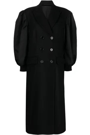 Simone Rocha Double-breasted wool-blend coat