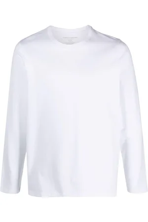 Majestic Long-sleeve organic-cotton T-shirt