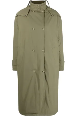 YVES SALOMON Hooded padded trench coat