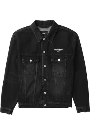 We11 Done Logo-print denim jacket