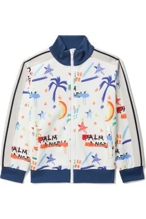 Palm Angels Graphic-print logo bomber jacket