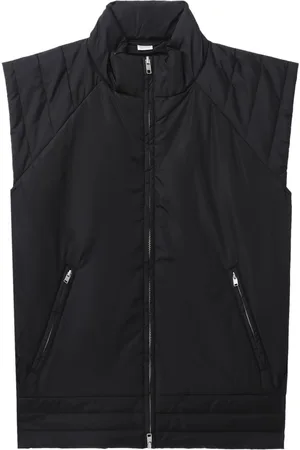 Random Identities Cap-sleeved zipped gilet