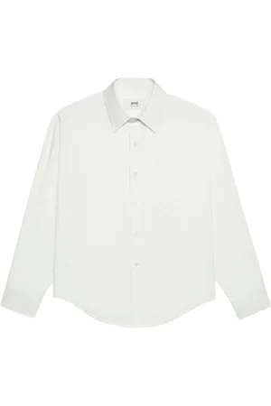 Ami Pocket long-sleeve cotton shirt