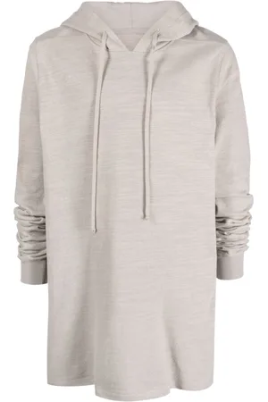 Rick Owens Organic-cotton drawstring hoodie
