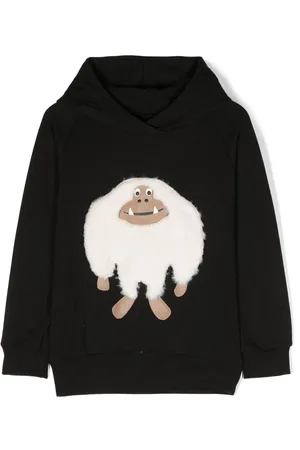 Wauw Capow by Bangbang Patch-detail stretch organic-cotton hoodie