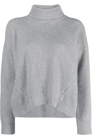PESERICO SIGN Roll-neck silk-wool blend jumper