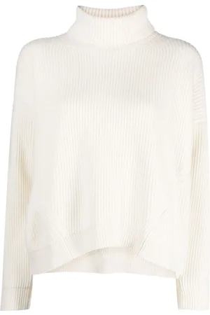 PESERICO SIGN Roll-neck silk virgin-wool blend jumper