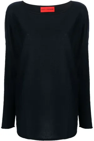 FARFETCH Ursula boat-neck jumper
