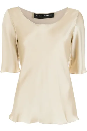 Gloria Coelho Silk satin T-shirt