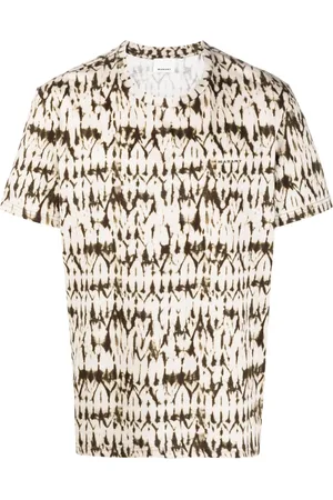 Isabel Marant Abstract-print organic cotton T-shirt