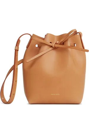 Mansur Gavriel Mini leather bucket bag