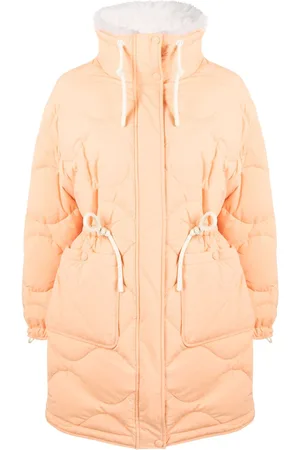 YVES SALOMON Quilted drawstring-waist coat