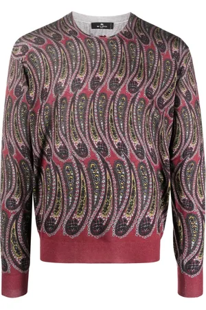 Etro Long-sleeve intarsia-knit jumper