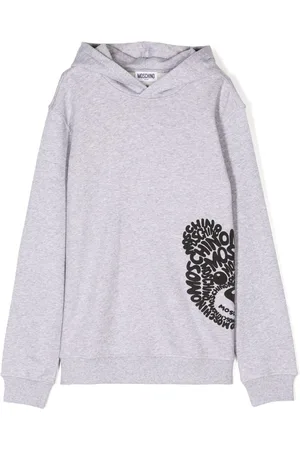Moschino Teddy Bear logo-print hoodie