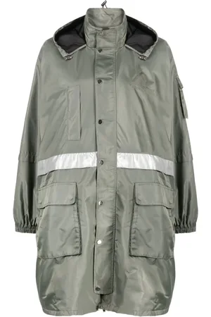 Rokh Multi-pocket hooded parka coat