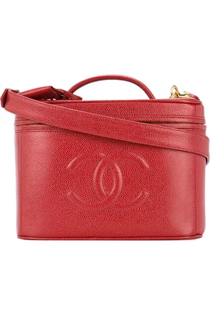 CHANEL Short cosmetic logo tote
