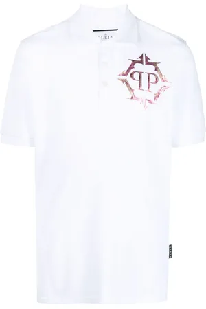Philipp Plein Logo-print cotton polo shirt