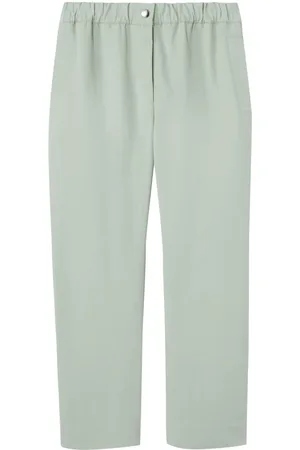 Proenza Schouler Straight-leg cotton-blend trousers